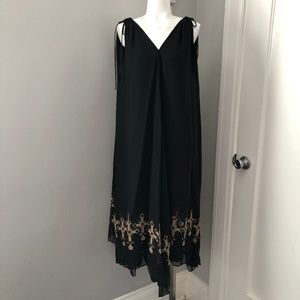 Authentic Thomas Wylde Cross Border Black Dress